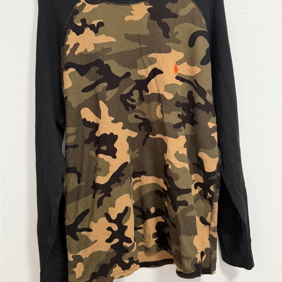 Polo by Ralph Lauren Camouflage baseball style shirt XL like new - Picture 4 of 7